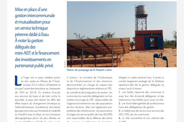 Niger : pilotage concerté à l'échelle du canton de Kanembakaché