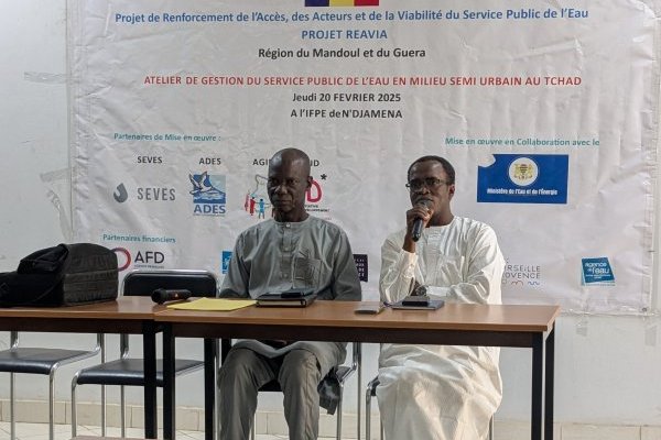 Atelier sur la gestion du service public de l'eau dans les centres semi urbains au Tchad