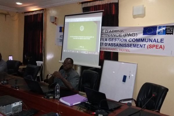 Atelier sur la gestion communale des services publics eau et assainissement au Tchad
